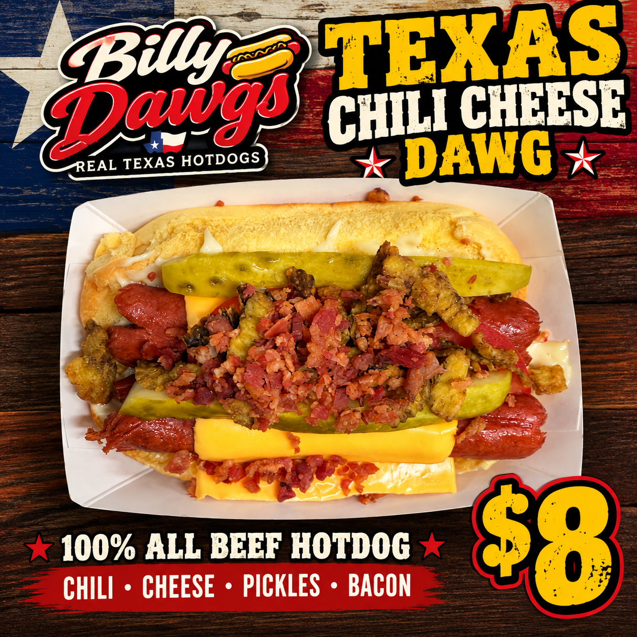 Texas Chili Cheese Dawg